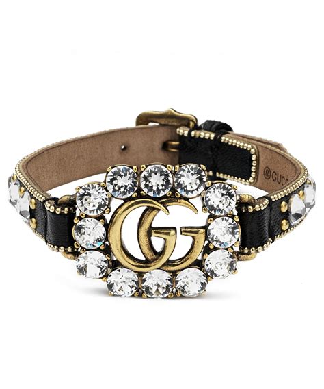 woman gucci bracelets|Gucci leather bracelet for women.